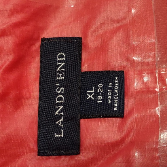 Land's End Ripstop Nylon Windbreaker Jacket - Picture 7 of 8